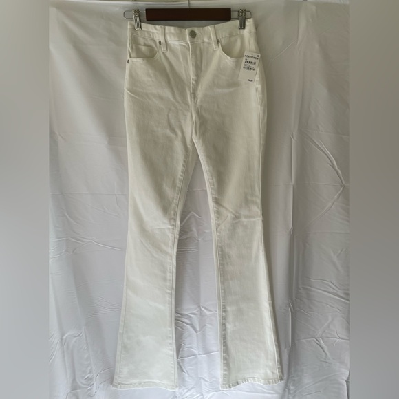 Blank NYC White High Rise Mini Flare Size 26 - Picture 4 of 11
